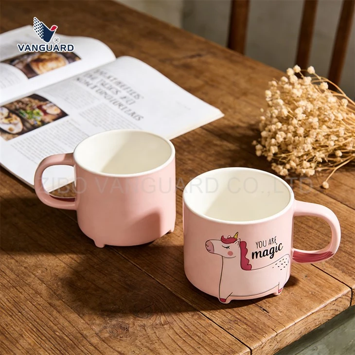 Tasse à café sur le thème de la licorne